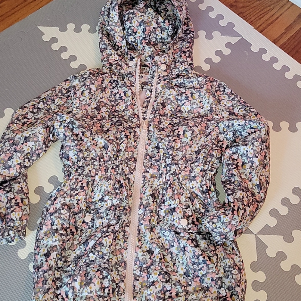 H&M girls floral spring jacket